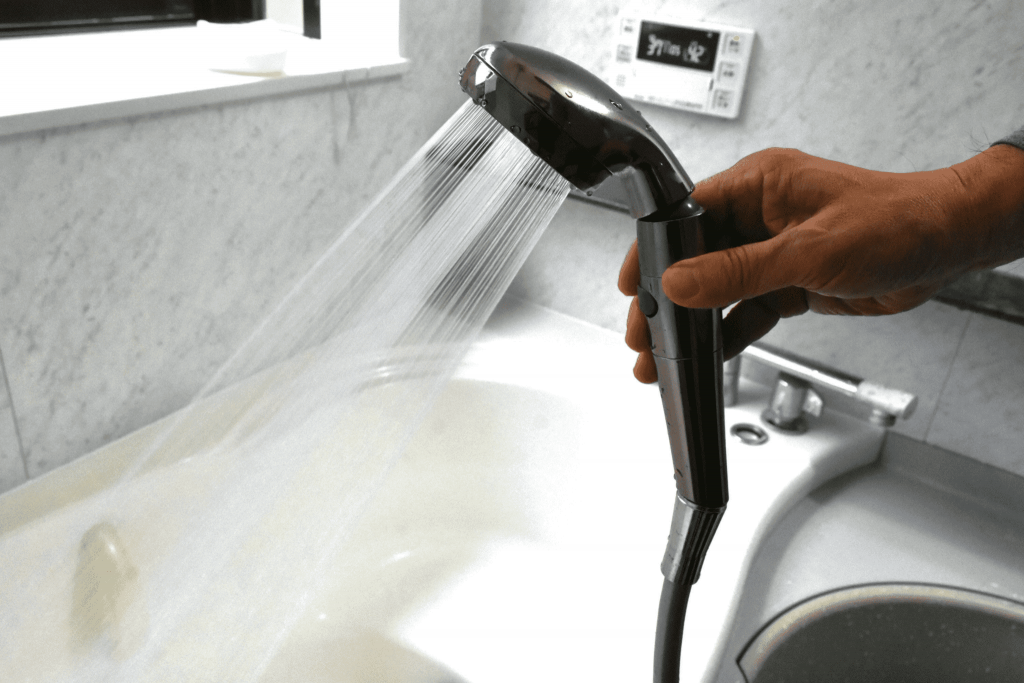 ウルトラファインバブルとマイクロバブルのお湯が出るシャワー